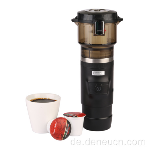 Tragbarer 12 V/24 V 150 ml K-Cup-Kapsel-Kaffeemaschine